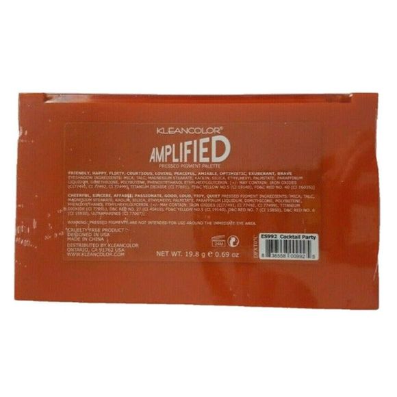 KleanColor Amplified Cocktail Party Pressed Pigment Palette 18 gorgeous Shades - Picture 4 of 4